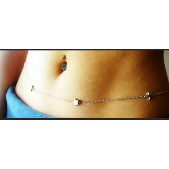 Waist Chain Charm Body Jewelry Stars NWT - Picture 5 of 6